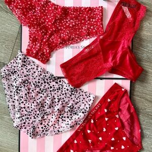 Victoria's Secret Variety Panties Pack of 4 M NWT